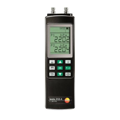 testo 312-4 Differential Pressure Meter up to 200 hPa